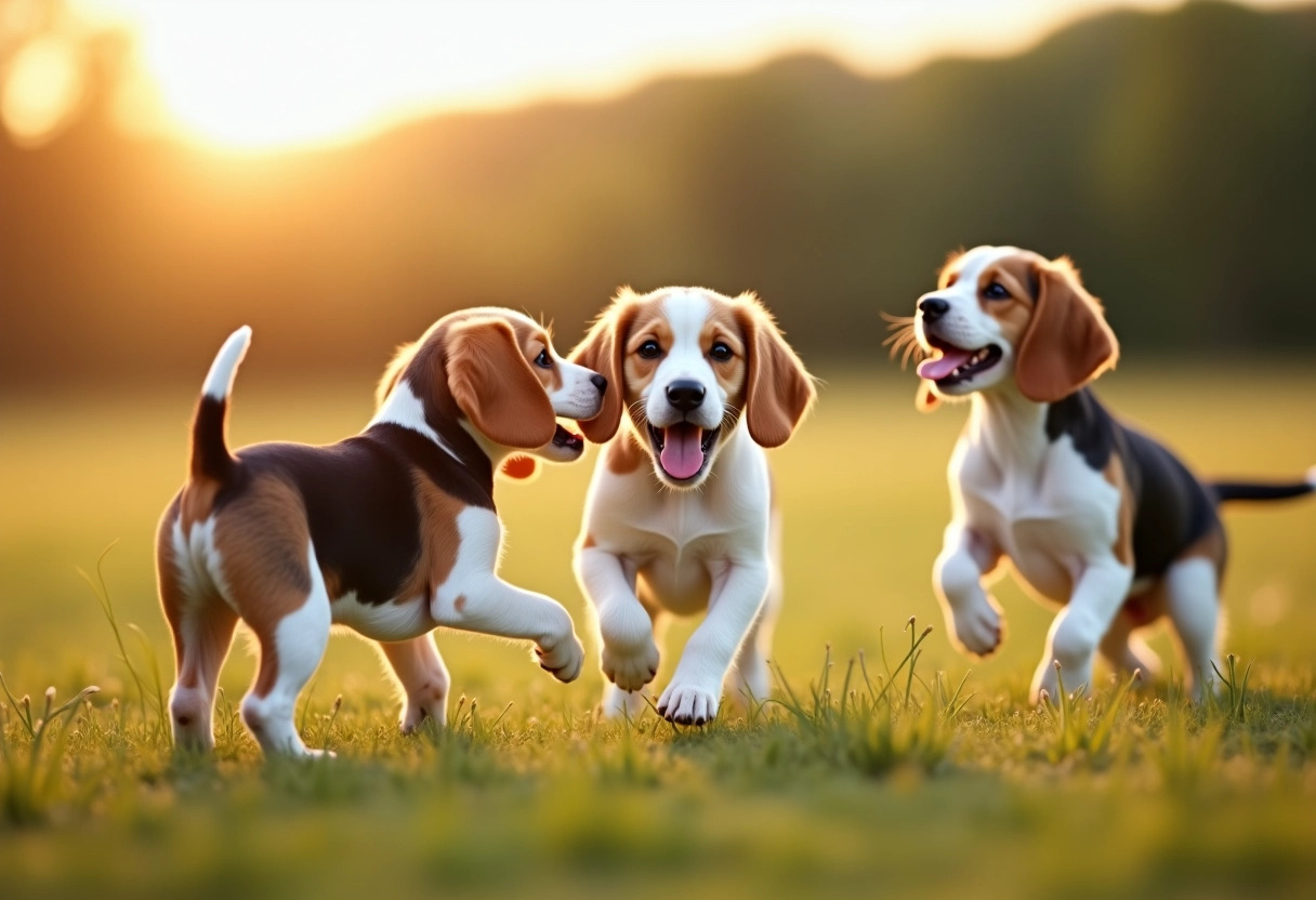 bébé beagle socialisation